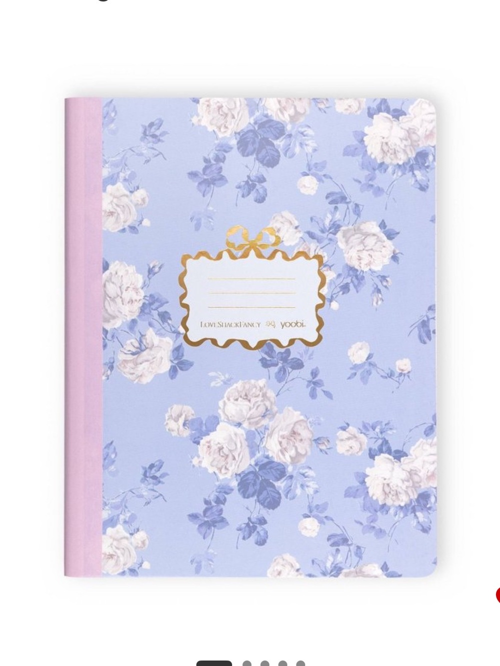 LoveShackFancy x Target Whisper Blue Composition Book + Bow Pen Set 🎀🩵 - Picture 2 of 3